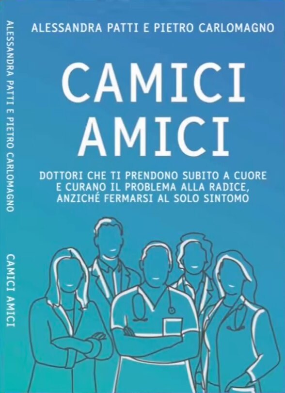 La copertina del libro Camici Amici di Alessandra Patti e Pietro Carlomagno